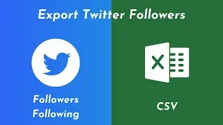 How to export twitter followers in 2025