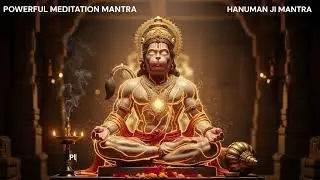 Powerful Hanuman Mantra Meditation ॐ हं हनुमते नमः #spiritualmusic #meditationmantra #hindumantra