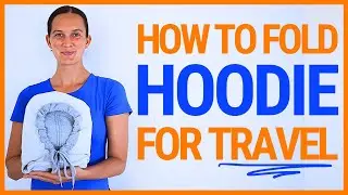 Best Way to Fold a Hoodie for Travel | Space-Saving Packing Hack