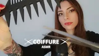 ASMR FRANCAIS | ROLEPLAY COIFFURE | JE TE COUPE LES CHEVEUX ( SECHE CHEVEUX, PEIGNE, CISEAUX