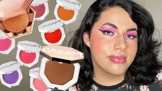 NEW Fenty CREAM Blush, Bronzer & Cognac Candy Diamond Bomb | REVIEW