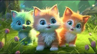 Kitten Playtime funny video my white cat choto baby mini zoo house vlog cat baby videos