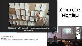 Synergies between repaircafes and makerscene - Andreas