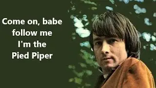 Crispian St. Peters -  The Pied Piper (with lyrics)