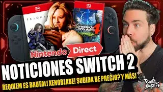 🔥NOTICIONES Nintendo Switch 2! ASÍ SE VEN RESIDENT EVIL y PRAGMATA! Xenoblade en 2026? Precio y MÁS!