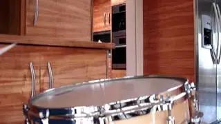 Pearl Maple 5x14 Free Floater Evans Strata Staccato 700