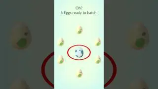 This Pok&eacute;mon only 0.2% To hatch from this egg #shorts #hatch #rare #pokemon #lucky #eggs #ultragoo