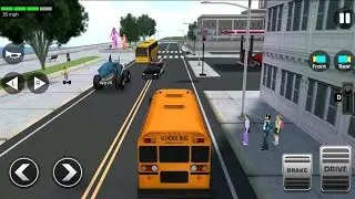 Super High School Bus Driving Simulator 3D - 2020 | School Duty