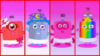 Sprunki Numberblocks Evolution Show! Original to Baby to Adult 100, 90, 80, 70#sprunki #numberblocks