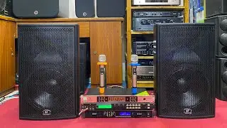 Bộ Karaoke Đẩy ASHLEY DK-10002,Loa PURLIN 212 full30,Vang MYART X5 b&atilde;i,Micro VINA KTV 600Promax
