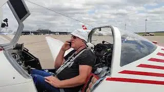 Waiting to leave at Hannover airport Int. EDDV. A Huge Airport and a very small plane. #shorts