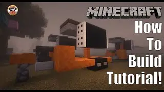 How I Built a Realistic Construction Sign Trailer in Minecraft!