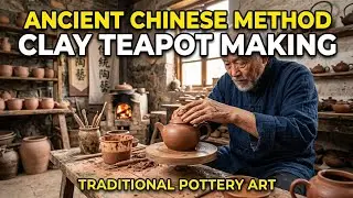 Ancient Chinese Method of Making a Clay Teapot | Traditional Pottery Art