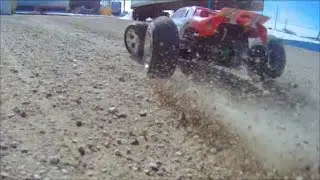 RC Overdose-Rustler SV3's Powerful Impact (Dust clouds and Speed Passes)