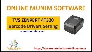 TVS ZENPERT 4T520 (#ZENPERT #4T520 Barcode Printer Setup and drivers installation)