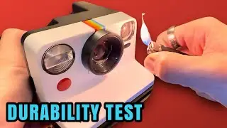 DURABILITY TEST: WATER, FIRE, SCRATCH & DROP - POLAROID NOW GENERATION 2 I-TYPE INSTANT CAMERA