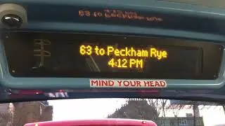 [CURTAILED] 63 to Peckham Rye
