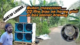 Terbukti Suaranya‼️ Speaker ZQ PRO bisa se horeg gini di box planar brewog Mas bree pasti bangga😁