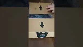 Amazon package opening.