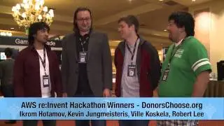 AWS Report @ AWS re:Invent - Hackathon Winners