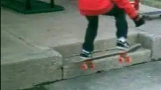 6 year old Dominic Cox skateboarding