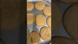 Gingerbread Spiced Cookies #foodie #baking #eating #sweets #cookies #treats #vlog #shorts #momlife
