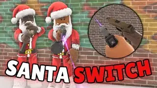 We slid with SWITCHES as SANTA CLAUS in South Bronx The Trenches Roblox!