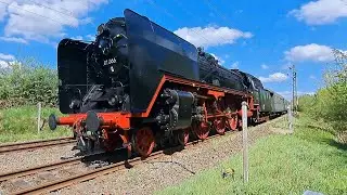 Dampflok BR 01 066 & BR 212 007-9 mit Museumszug ( 1/2 )