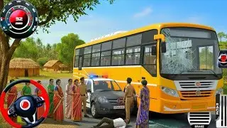  New Bus gamplaye simulator 2025: Hardcore Bus  Offroad Bus Driving simulator Indonesa...