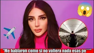 BELLACATH denuncia MALOS TRATOS de AZAFATA en vuelo a PARÍS