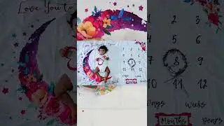 ✨12 Months of Pure Magic 🌙💖From the first smile to the first steps #kids #1year #baby