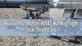 Review Thrustmaster HOTAS Warthog Flight Stick, Throttle and Control Panel for Flight Simulation, Of