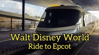 Walt Disney World Monorail ride to Epcot