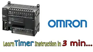 CX programmer, Omron Plc Program tutorial , Learn Timer instruction in 3 minutes, Timer Use Basic ,