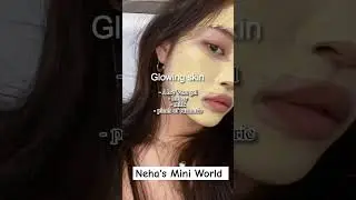 Easy Face Mask Ideas #nehasminiworld #easyskincare #easyfacemask #skincare #skincareroutine #skin