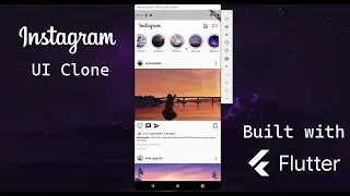 Instagram UI Clone | Flutter | Timelapse