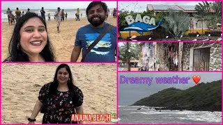 Goa Vlog| Day 4| Famous Beaches #beach #explore #travel #food #family #vacation #rain #goa #viral