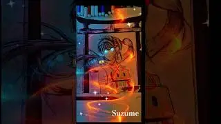 suzume drawing ✨️ &hearts;️ #suzume #animeeart #anime #glowart #yournameedit #gamtng  #wgitachi #shorts