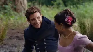 Bridgerton Season 1 Episode 3 - Anthony and Kate stuck in mud
