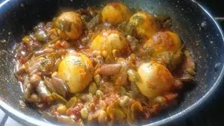 #నాటు చీకుడు🫛#వంకాయ 🍆#కోడి🥚గుడ్డుకర్రీ #తయారీ విధానం#సింపులుగా 🫛🍆🥚..........