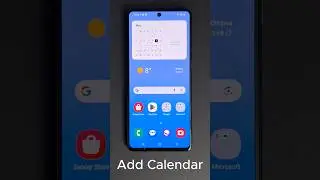 How To Add a Calendar Widget to Your Android Home Screen Or Lock Screen #shorts