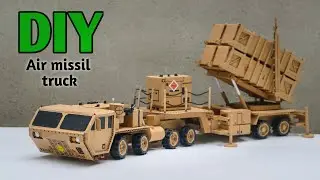 Make A Air Missile Truck With Cardboard | Handmade Air Missile | Air Missile Project
