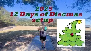 2025 12 Days of discmas setup