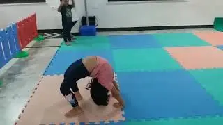 My reverse crab walk ...