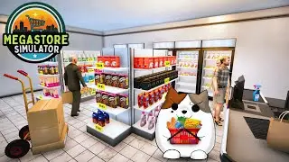 Megastore Simulator (Urban Supermarket Sim) Demo First Look! | New Upcoming Department Store Sim!