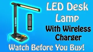 LAOPAO LED Desk Lamp With Wireless Charger, Watch Before You Buy!