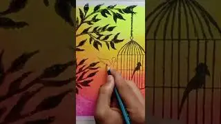 Save birds drawing #art #shorts #birds