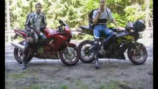 HONDA CBR 600 F3 SLIDES Knee down