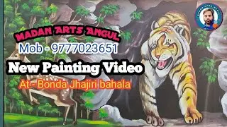 Madan Arts New Painting Video// At Bonda Jhajiri Bahala //#painting