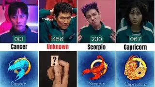 All Squid Game Players Zodiac Sign